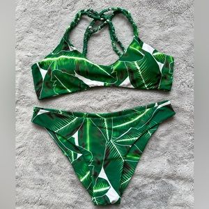 Cupshe Palm Leave Bikini